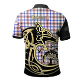Clan Boswell Modern Tartan Polo Shirt Viking Wolf TF47 Boswell Modern Tartan Tartan Polo